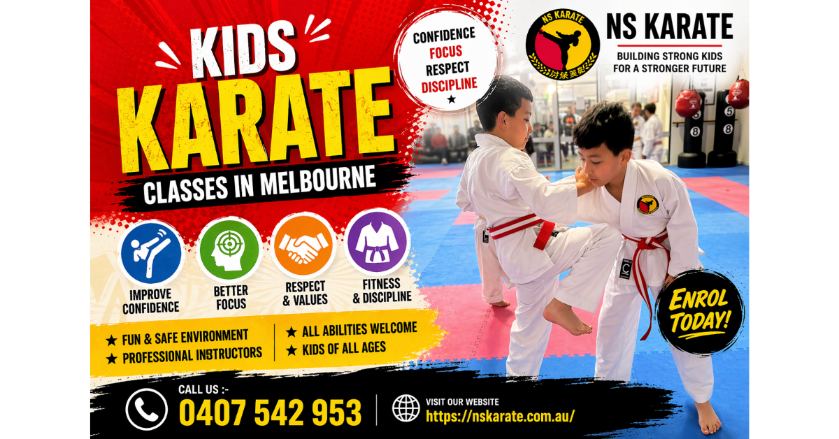Why Kids Karate Classes in Melbourne Are Perfect for Growing Minds