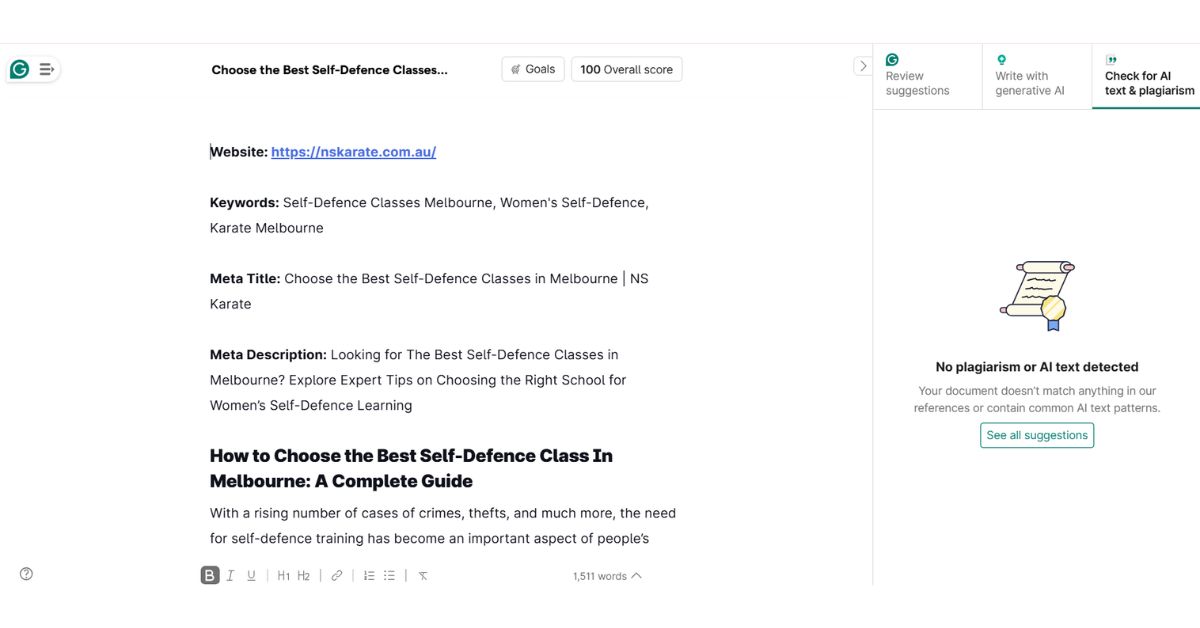 How to Choose the Best Self-Defence Class In Melbourne